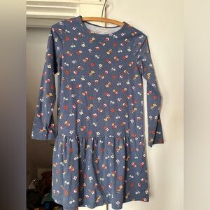 Carter's Navy Floral Long Sleeve Dress size 12